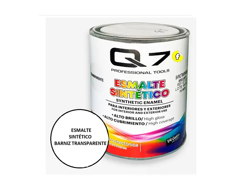 PINTURA ESMALTE SINTÉTICO BARNIZ TRANSPARENTE 1L