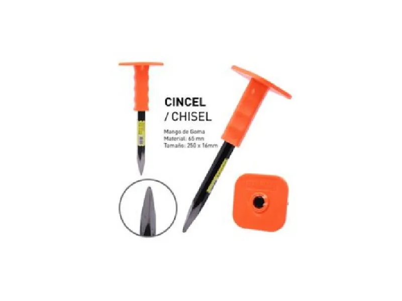 CINCEL MANGO DE GOMA