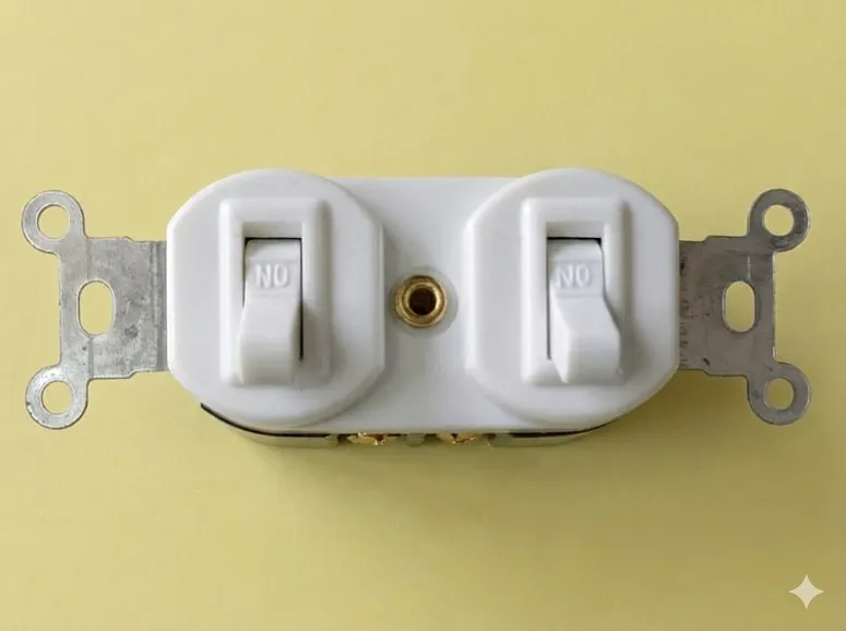 INTERRUPTOR DOBLE BLANCO FWYY