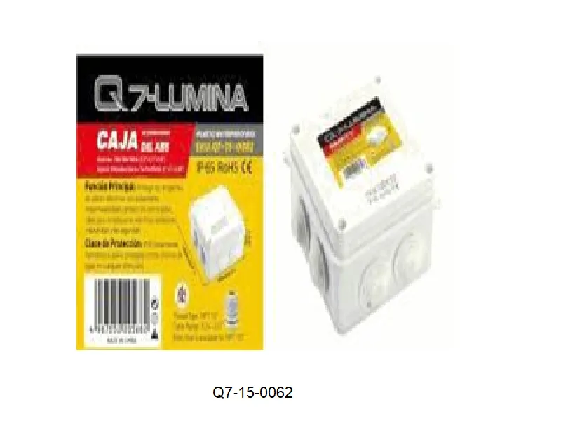 CAJA DE REGISTRO 100XM X 100CM X1/2"-ABS-Q7-LUMINA(CAJA ELECTRICA DE REGISTRO CON TAPA)