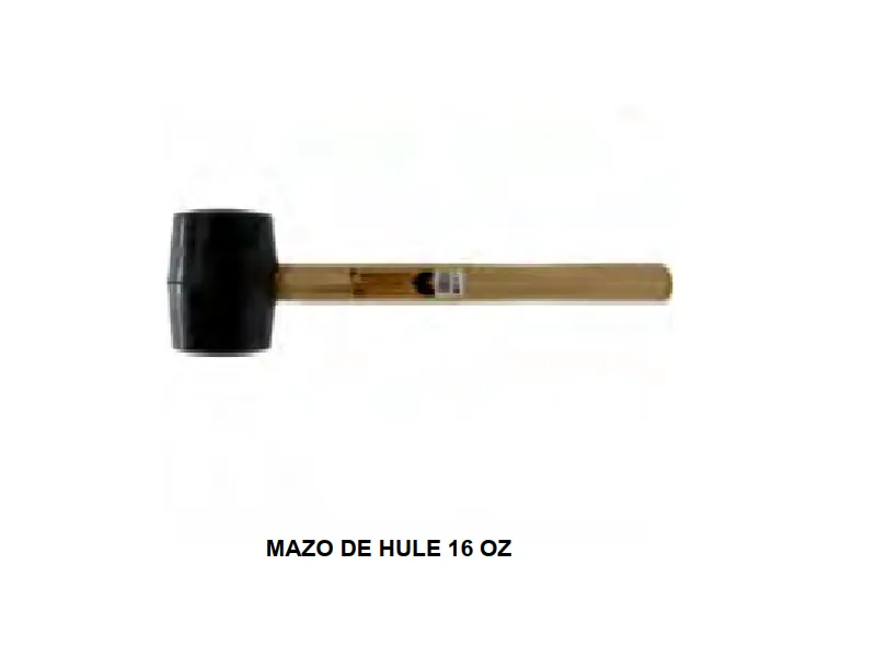 MAZO DE HULE 16 OZ