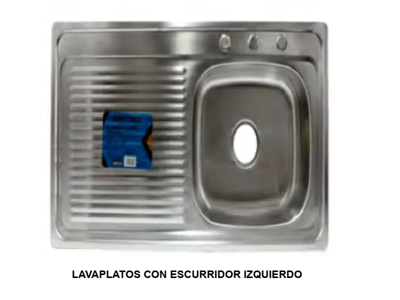 FREGADERO CON ESCURRIDOR IZQUIERDO
