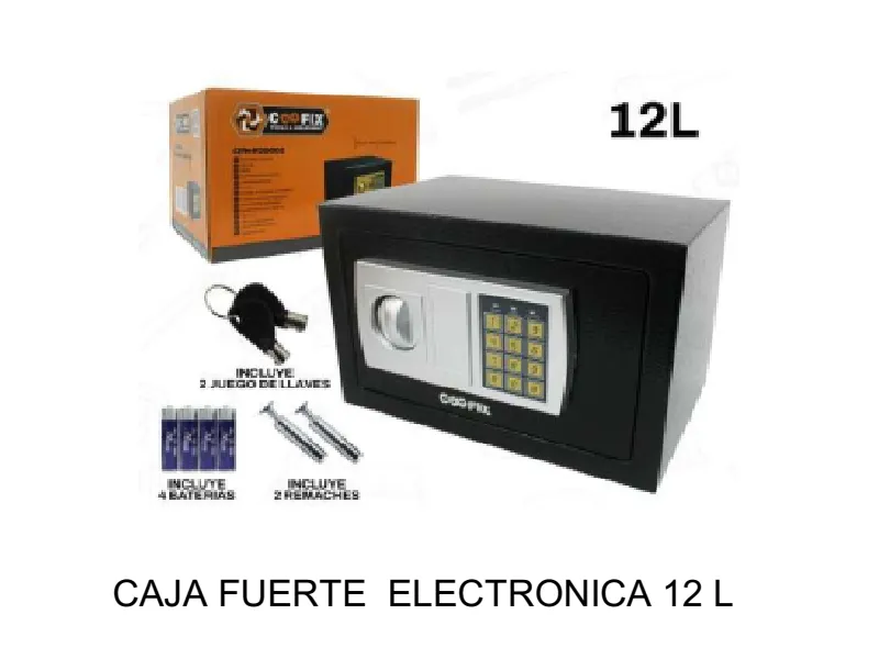 CAJA FUERTE  ELECTRONICA 12 L