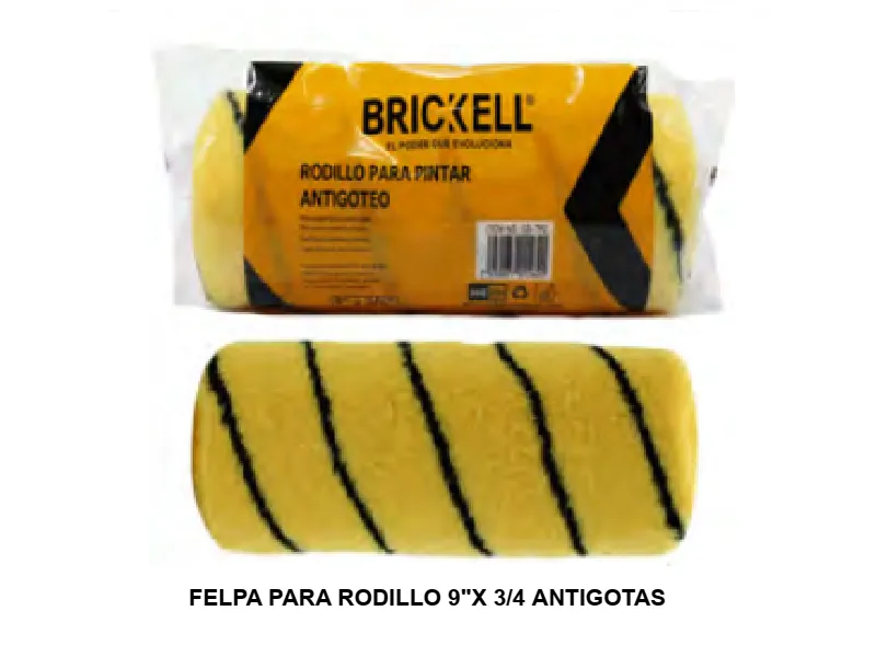 FELPA PARA RODILLO 9"X 3/4 ANTIGOTAS