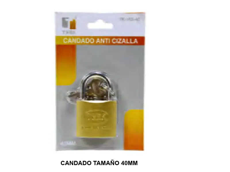 CANDADO TAMAÑO 40MM