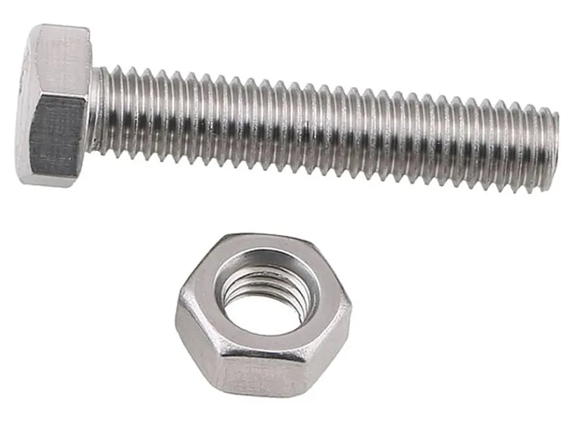 Tornillos M6x30 solo con tuercas
