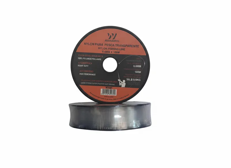 NYLON PARA PESCAR TRANSPARENTE 0.6MM X 100M  FWYY (U/M VENTA 1 ROLLO )