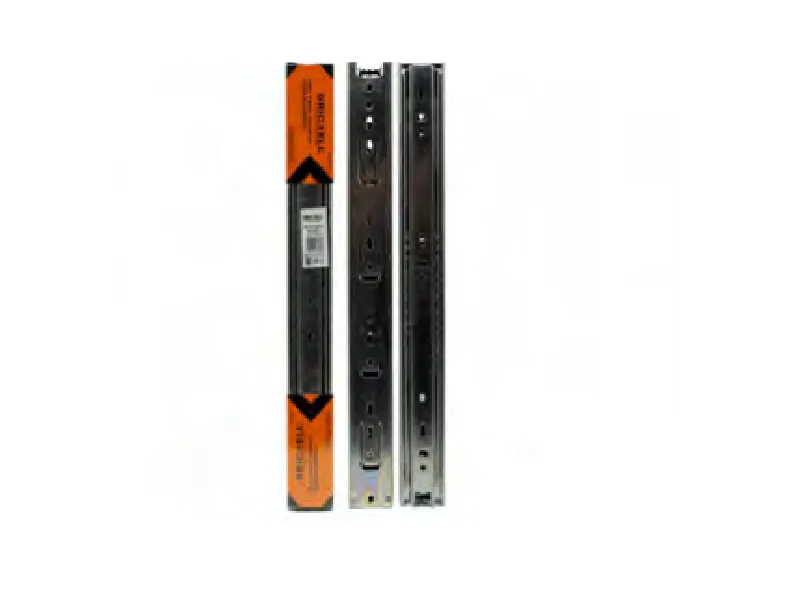RIEL PROFESIONAL CON BALINERAS 45MM X 1.0 X 12¨ COLOR NEGRO