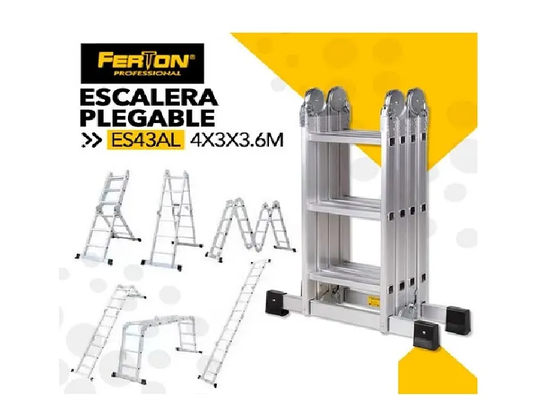 ESCALERA ALUMINIO  3.6M  FERTON
