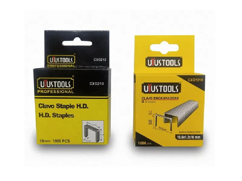 GRAPA P/ENGRAPADORA 1.2 X 10mm UYUSTOOLS CAJA 1000U