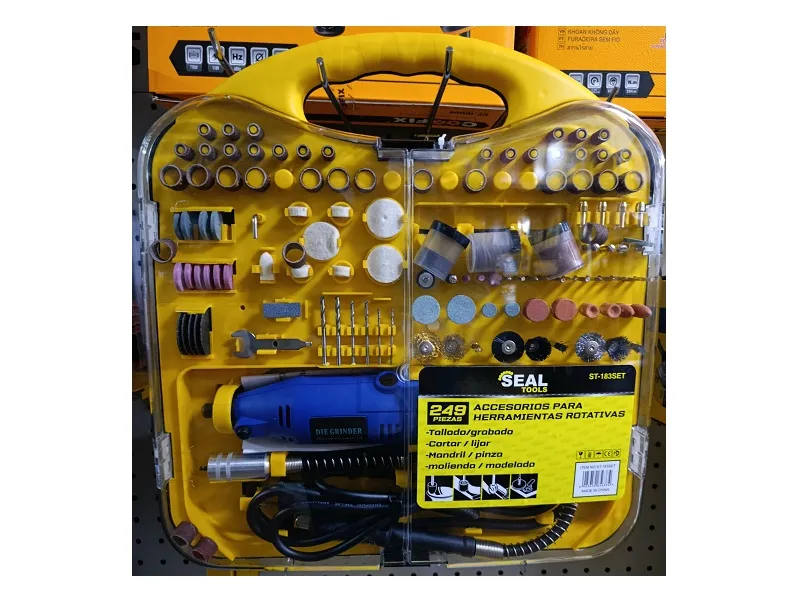 DREMEL JUEGO SET 110V 183PCS MARCA SEAL TOOLS