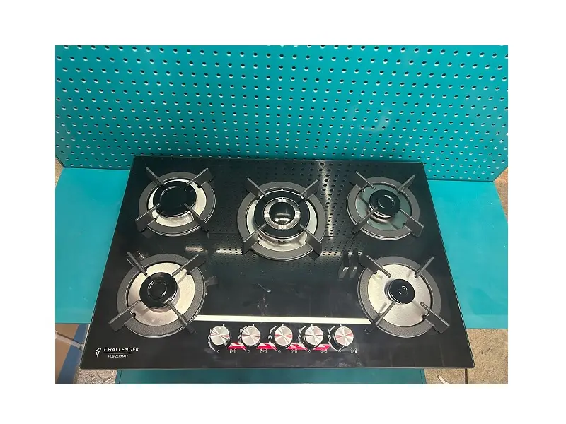 FOGÓN A GAS EMPOTRABLE 5 HORNILLAS MARCA CHALLENGER