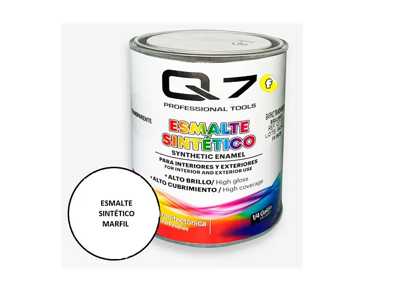 PINTURA ESMALTE SINTETICO -MARFIL-1 LITRO- Q7