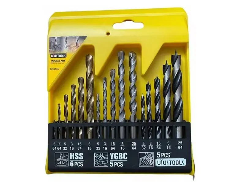 BROCA MIX 16PCS (FIE/MAD/CONC) UYU