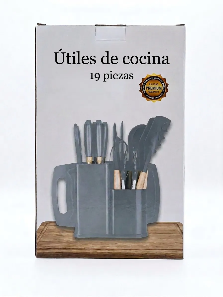 JUEGO DE CUCHILLOS 19 PIEZAS