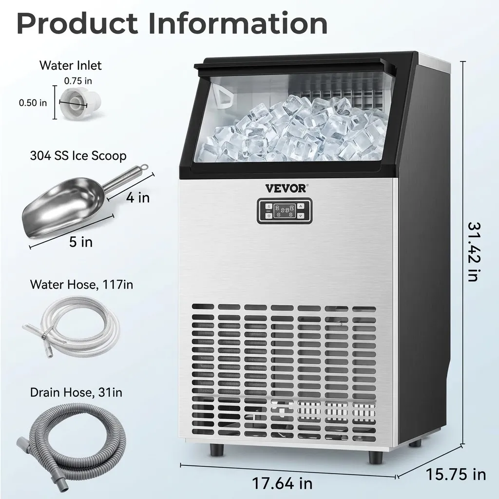 Maquina para hacer hielo marca OSTBA