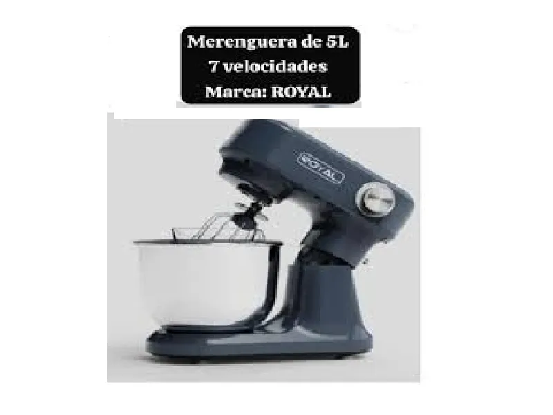 BATIDORA MERENGUERA ROYAL COLOR GRIS 7 VELOCIDADES